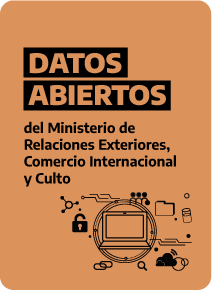 Datos Abiertos del Ministerio de Relaciones Exteriores, Comercio Internacional y Culto